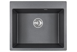 Мойка кухонная Granula 6001, ГРАФИТ